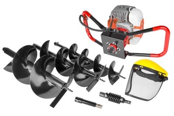 БУРА ДЛЯ ПОЧВЫ RITCH БЕНЗИНОВЫЙ ШНЕК ДЛЯ ПОЧВЫ 3 УДЛИНИТЕЛЬНЫЕ БУРЫ МОЩНОСТЬ