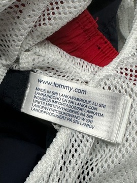 TOMMY HILFIGER Spodenki Szorty Kąpielowe Plażowe Męskie Slim Fit Logo r. S