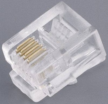 Złącze męskie proste RJ11 BKL Electronic