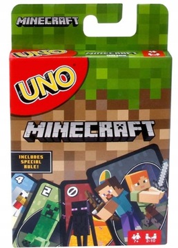 UNO EDYCJA MINECRAFT GRA PLANSZOWA NOWOŚĆ