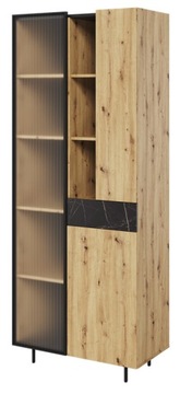 Witryna MR-02 80 nowoczesne trendy ARTISAN/MARMUR