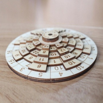 Drewniane puzzle logiczne Łamigłówki