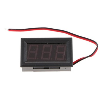 Mini DC 5V-120V Woltomierz Panel LED 3-cyfrowy