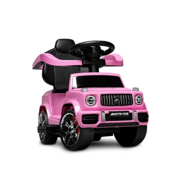 Jeździk XXXL MERCEDES G63 AMG z Kołyską Rączka skrętna prezent na roczek