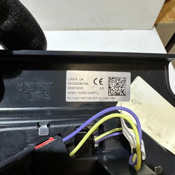 JAGUAR F-PACE LIFT HYBRID ЛЕВАЯ СВЕТОДИОДНАЯ ПАНЕЛЬ РАМКИ