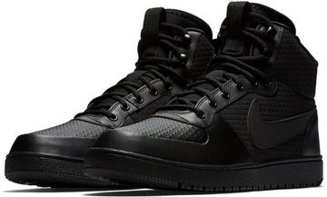 Nike Court Borough Mid Winter Zimowe Męskie Sportowe Czarne Odblask