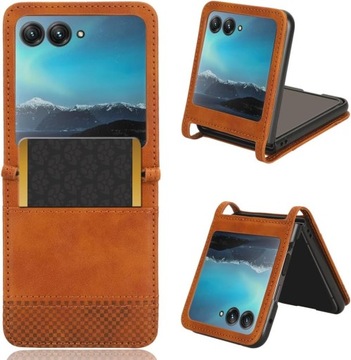 Etui z Klapką do Motorola Razr 40 Ultra - Futerał Obudowa portfelem na tele