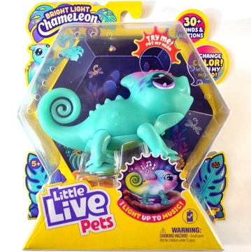 МАЛЕНЬКИЕ ЖИВЫЕ ЖИВОТНЫЕ ИНТЕРАКТИВНЫЙ СВЕТЯЩИЙСЯ ХАМЕЛЕОН