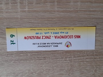 Legionovia Legionowo - Znicz Pruszków , 2003 rok