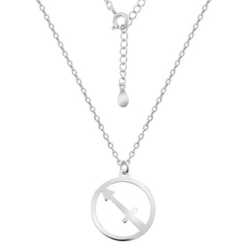 NASZYJNIK SREBRNY 925 ZNAK ZODIAKU ZODIAK STRZELEC HOROSKOP