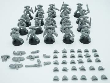 Warhammer 40k Space Wolves zestaw 20 figurek plastik