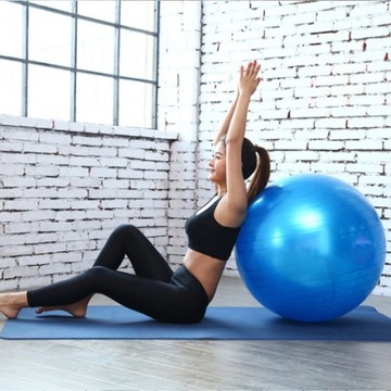 GIMNASTYCZNA PIŁKA BALANSOWANIE REHABILITACYJNA FITNESS DO ĆWICZEŃ + POMPKA