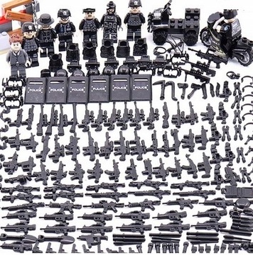 ZESTAW ARMIA SWAT KOMANDOSI WOJSKO KLOCKI