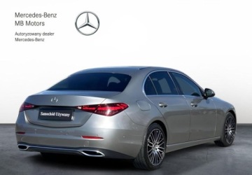 Mercedes Klasa C W206 Limuzyna 1.5 180 170KM 2021 Mercedes-Benz Klasa C SalonPL 9G Avantgarde Kamera LED Ambiente Podgrzewan, zdjęcie 4