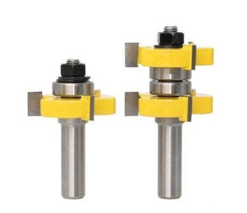 Frez z piórem i wpustem, frez z chwytem 1/2 '' do