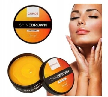 KREM PRZYŚPIESZAJĄCY OPALANIE BRĄZUJĄCY - SOFT SHINE BROWN OUHOE 100g