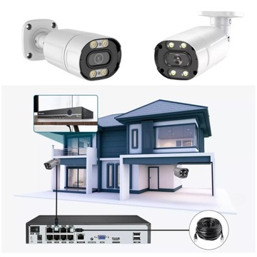 ВНЕШНЯЯ ВОДОНЕПРОНИЦАЕМАЯ IP66 ТРУБОЧНАЯ КАМЕРА IP PoE 8MPX HQ ZOOM PL