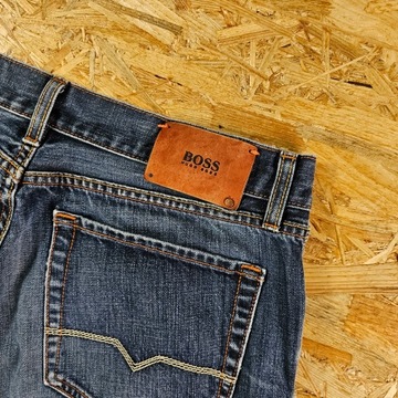 Spodnie Jeansowe HUGO BOSS Orange Dżins Niebieskie Męskie Denim 36x36