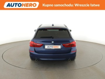 BMW Seria 5 G30-G31 Touring 520d 190KM 2018 BMW 520 4x4 automat pamorama full LED jasne skóry, zdjęcie 5