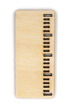 СКРАПКА МЕРНАЯ ЛИнейка ПРАВИЛА ДЛЯ ДЕКУПАЖА 1 шт.