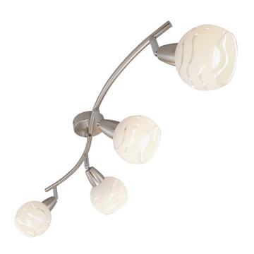 Lampa sufitowa regulowana BRILONER VIOLA 4x E14 SZKLANE KLOSZE