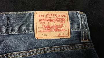 spodnie LEVI'S STRAUSS 506 32/34 super jeansy