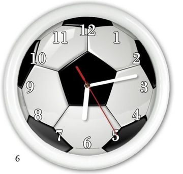 НАСТЕННЫЕ ЧАСЫ ФУТБОЛ ПОЛЬШИ ФЛАГ PL SILENT