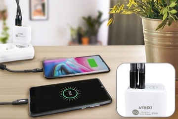 СЕТЕВОЕ ЗАРЯДНОЕ УСТРОЙСТВО ДЛЯ МОБИЛЬНЫХ ТЕЛЕФОНОВ 20ВТ