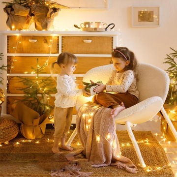 ЦЕПОЧКА САДОВЫХ СВЕТИЛЬНИКОВ НАРУЖНАЯ 50М 500LED