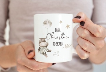 Кружка КРЕЩЕНИЕ спасибо крестным родителям бохо ПОДАРОК ​​КРЕЩЕНИЯ w1
