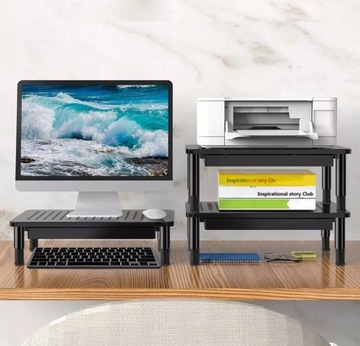 ПОДСТАВКА ДЛЯ МОНИТОРА, НОУТБУКА, ПРИНТЕРА С ВЫДВИЖНЫМ ЯЩИКОМ