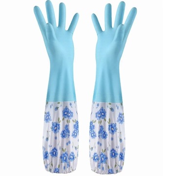 1 Pairs Dish Washing Gloves Fashion Waterproof