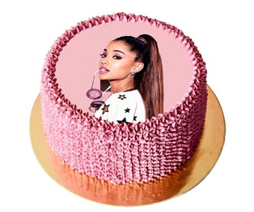 Ariana Grande Opłatek na Tort Gruby Premium