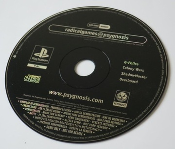 ДЕМО РАДИКАЛЬНЫЕ ИГРЫ ДЛЯ PS1 @ PSYGNOSIS SLED-00966 PLAYSTATION 1 PSX
