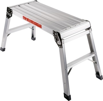 Drabina PODEST ALUMINIOWY Higher 2,5 m aluminium do 150 kg