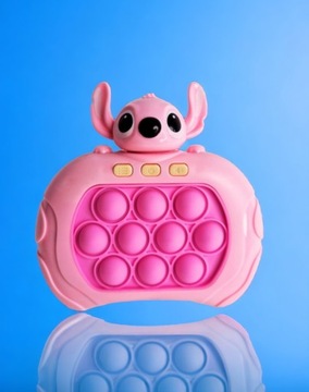 GRA ZRĘCZNOŚCIOWA STITCH POP IT ANTYSTRESOWA ELEKTRYCZNA STICH RÓŻOWY