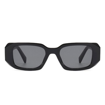 Okulary Przeciwsłoneczne Damskie Kobiece Prostokątne Geometryczne UV400