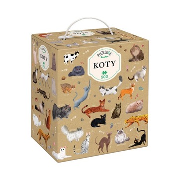 CZUCZU Puzzle Puzzlove Koty 500el
