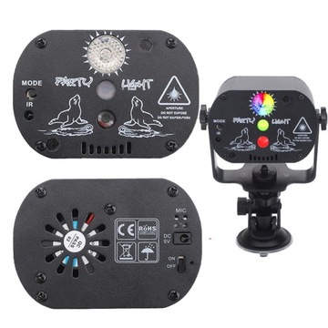 Светодиодные сценические светильники RGB DISCO Beam Projector