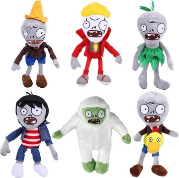 MASKOTKA PLANTS VS. ZOMBIES PVZ PLUSZ 28CM 6SZT