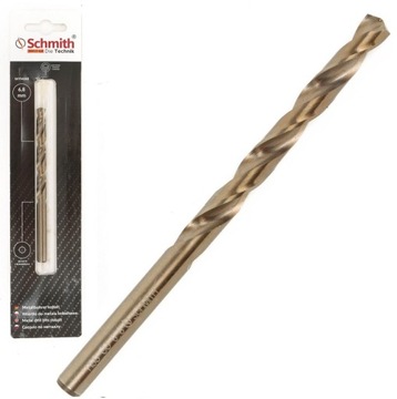 WIERTŁO DO METALU KOBALTOWE 6,8mm HSS-Co DO STALI ŻELIWA MOCNE SCHMITH