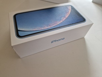 ORYGINALNE PUDEŁKO APPLE IPHONE XR NIEBIESKI - EU