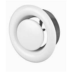 Anemostat metalowy wyciągowy Prowent biały 160mm