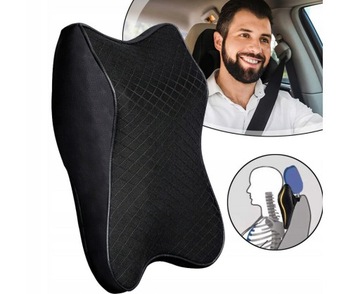 ПОДГОЛОВНИК-ПОДУШКА ДЛЯ ГОЛОВЫ, ШЕИ, СПИНКИ ВОДИТЕЛЯ АВТОМОБИЛЯ