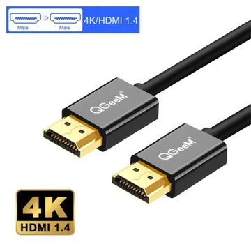 QGeeM 4K przedłużacz HDMI HDMI Adapter HDMI 2.0 do Xiaomi Xbox Serries X