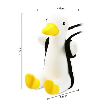 ДЕКОРАТИВНЫЙ КУЛОН УТКА УКРАШЕНИЕ МАШИНЫ ДОМАШНИЙ ОФИС ГУСЬ ГУСЬ БРЕЛОК