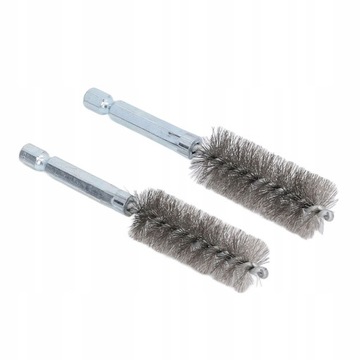 6 ЦИЛИНДРИЧЕСКИХ ПРОВОЛОЧНЫХ ЩЕТКОВ СТАЛЬ 8–19 ММ