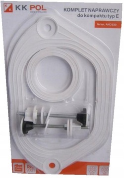 РЕМОНТНЫЙ КОМПЛЕКТ ДЛЯ КОМПАКТНОГО УНИТАЗА КРУГЛЫЙ ТИПА E