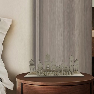 Dekoracja stołu Eid Mubarak Ramadan Ornament Islamski Muzułmański Dekoracja stołu