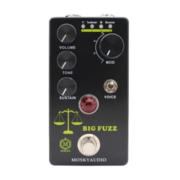 MOSKYAudio FUZZ Гитарная педаль эффектов с 4 переключателями режимов